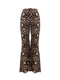 Leopard Flare Pants elegancydose