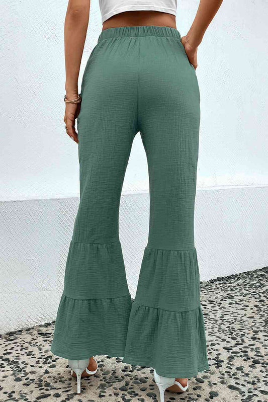 Long Flare Pants with Pocket elegancydose