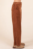 Mittoshop Corduroy Back Elastic Waist Pants elegancydose