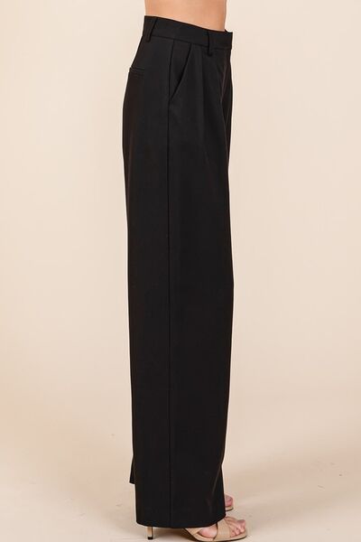 Mittoshop Pintuck Detail High Rise Pants elegancydose