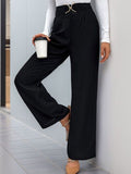 Perfee High Waist Straight Leg Pants elegancydose