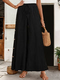 Perfee Tied Slit Wide Leg Pants elegancydose