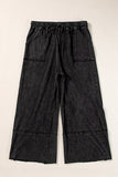 Plus Size Drawstring Wide Leg Pants elegancydose