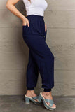 Tied Long Joggers with Pockets elegancydose
