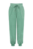 Tied Long Joggers with Pockets elegancydose