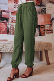 Tied Long Joggers with Pockets elegancydose