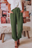 Tied Long Joggers with Pockets elegancydose