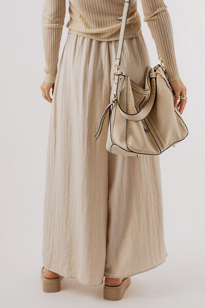 Tied Wide Leg Pants elegancydose
