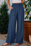 Wide Leg Pants with Pockets elegancydose