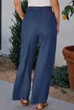 Wide Leg Pants with Pockets elegancydose