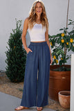 Wide Leg Pants with Pockets elegancydose