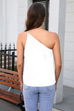 One Shoulder Sleeveless Top