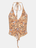Printed Halter Neck Cami