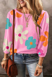 Printed Round Neck Top