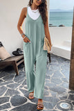 Devine Pocketed Spaghetti Strap Overalls