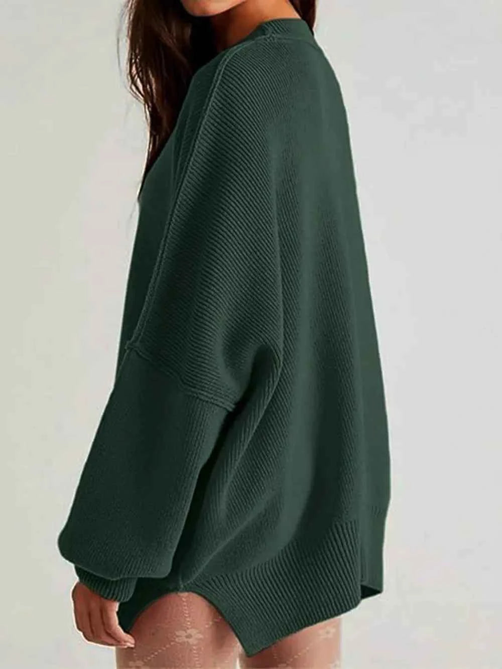 Round Neck Long Sleeve Sweater