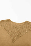 Color Block Round Neck Long Sleeve Sweater